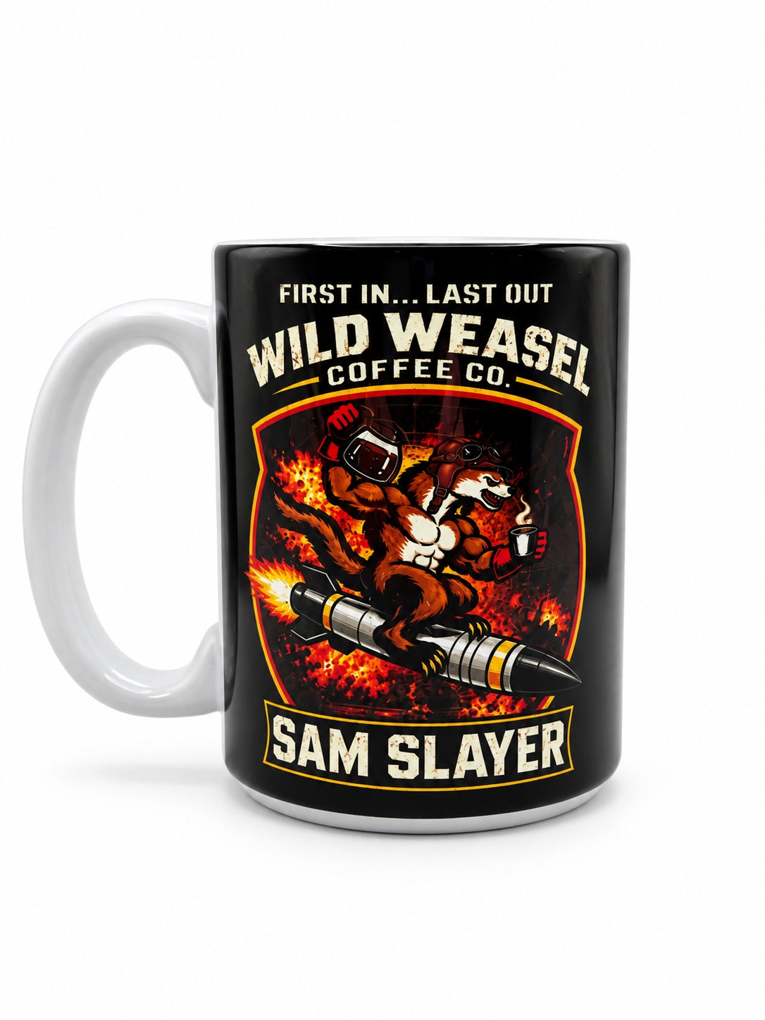 Wild Weasel Coffee Company Sam Slayer 15oz mug