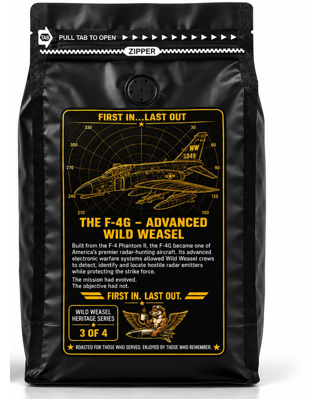 HARM Strike bag, back: the F-4G Advanced Wild Weasel