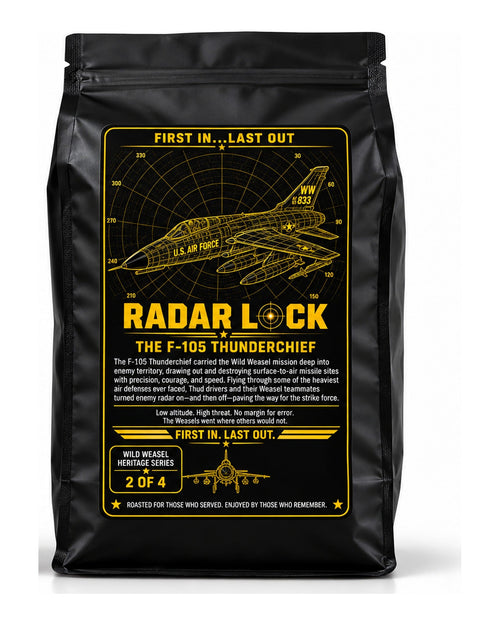 Radar Lock bag, back: the F-105 Thunderchief